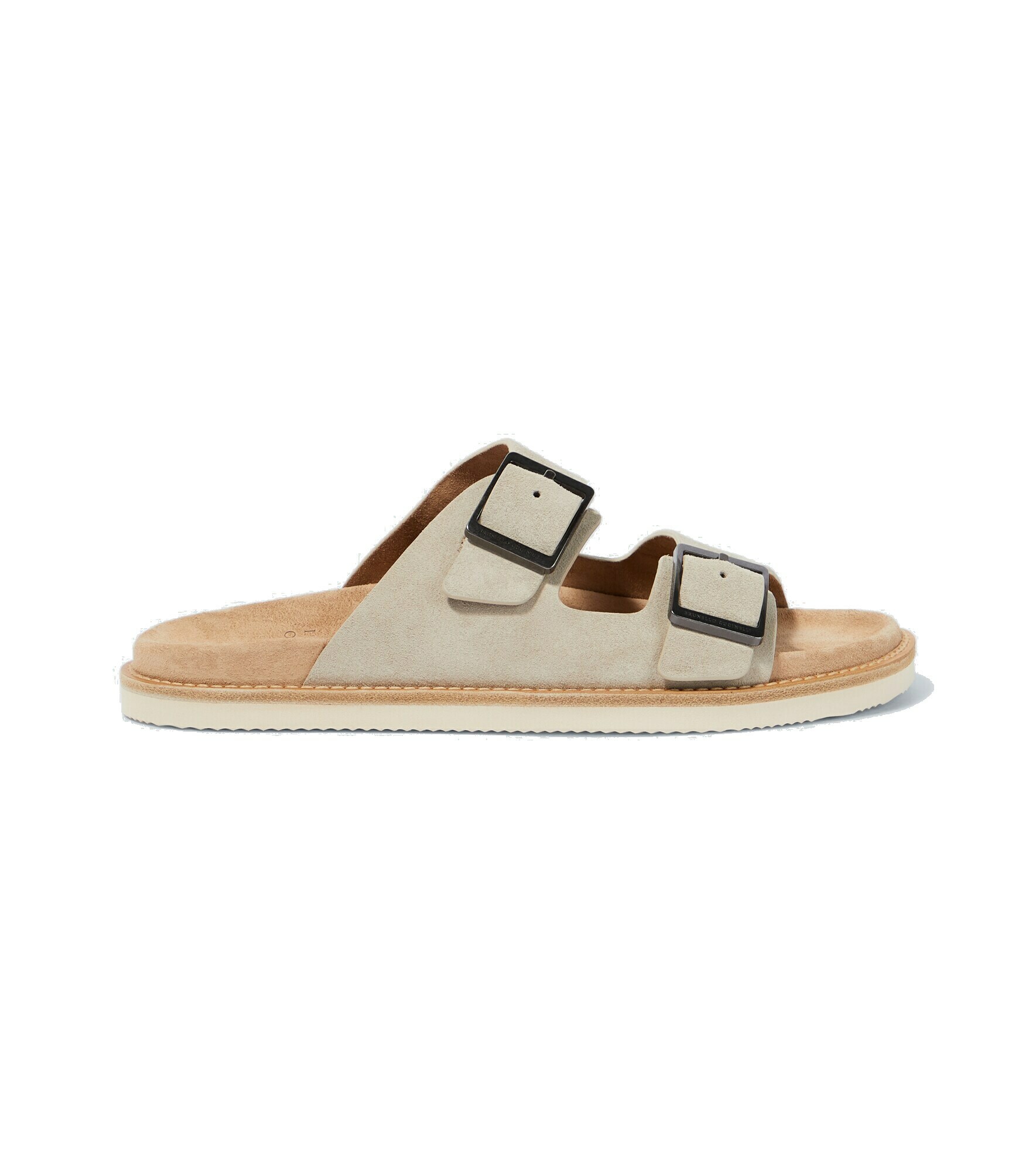 Brunello Cucinelli - Washed suede sandals Brunello Cucinelli