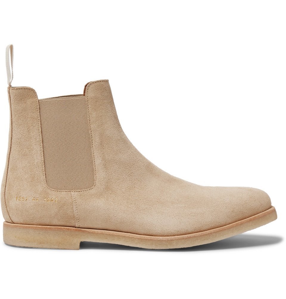 Common Projects - Suede Chelsea Boots - Men - Sand Common Projects
