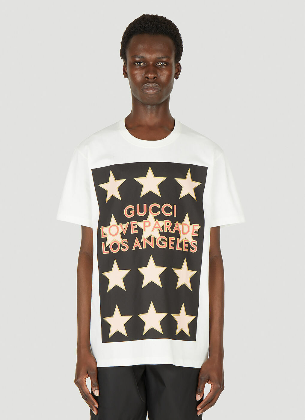 Love Parade T-Shirt in White Gucci