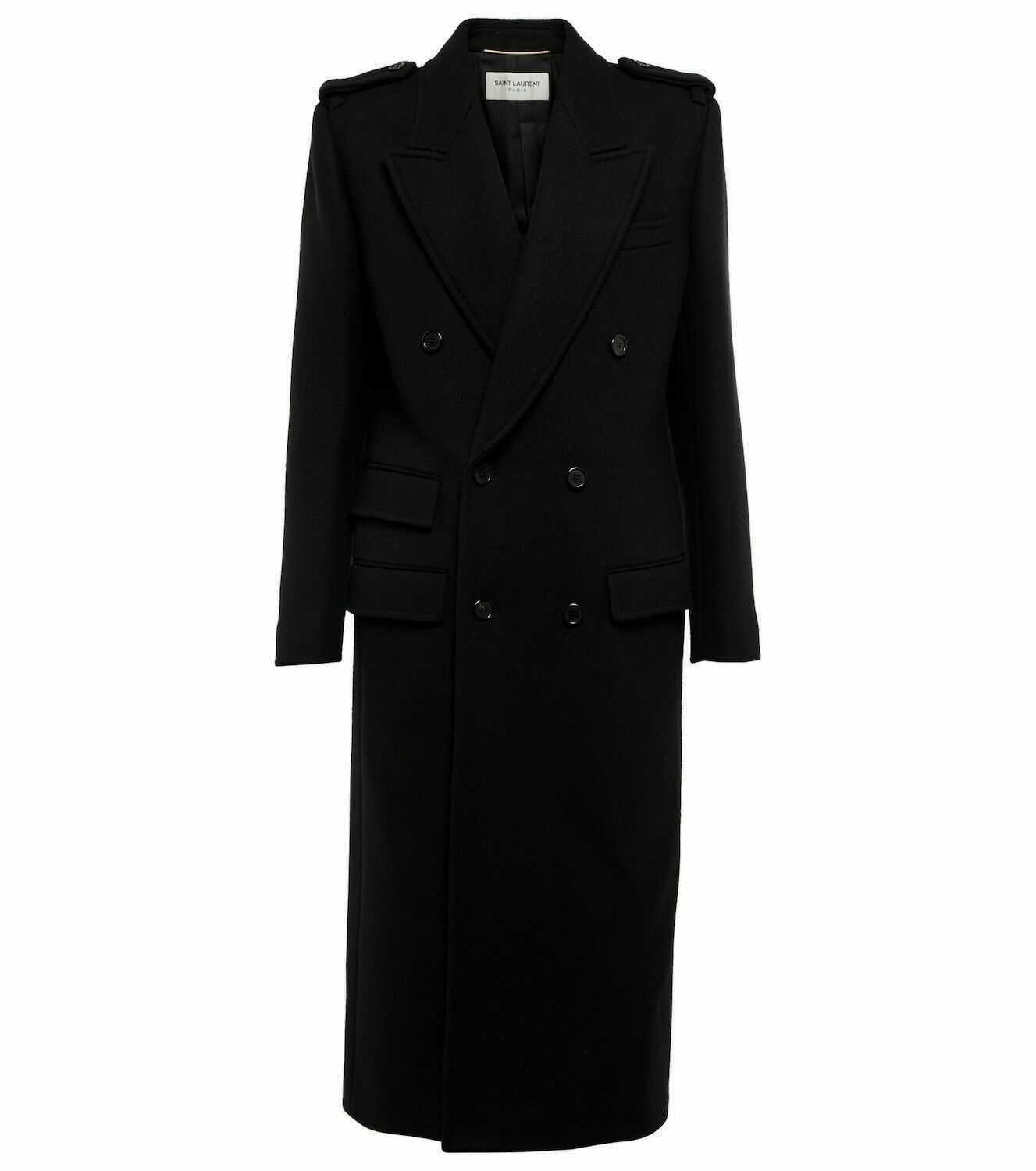 Saint Laurent - Wool-blend gabardine coat Saint Laurent