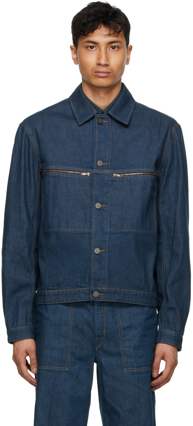 Lemaire Blue Denim Trucker Jacket Lemaire