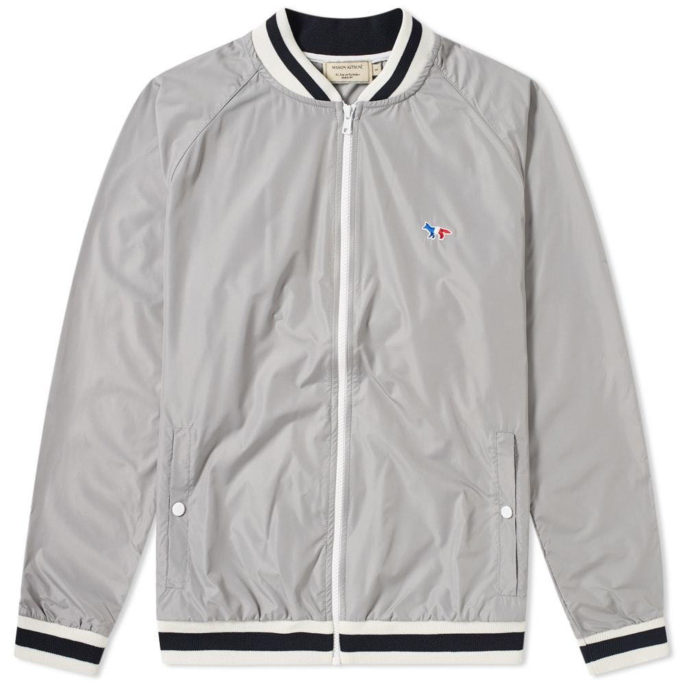 Tricolour Fox Windbreaker Grey Maison 