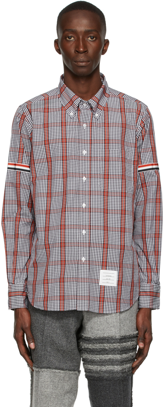 Thom Browne Grosgrain Armband Check 