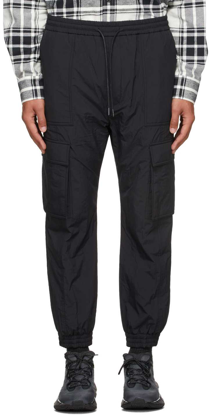 Juun.J Black Insulated Jogger Cargo 