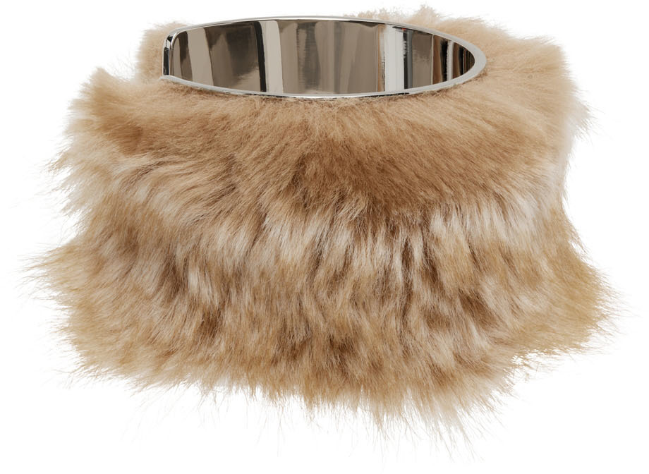 fur cuff bracelet