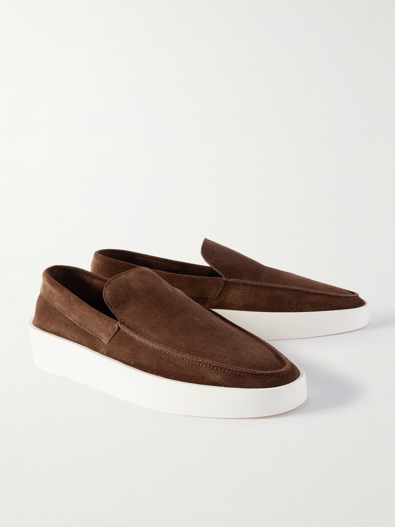 Fear of God - Reverse Suede Loafers - Brown Fear Of God