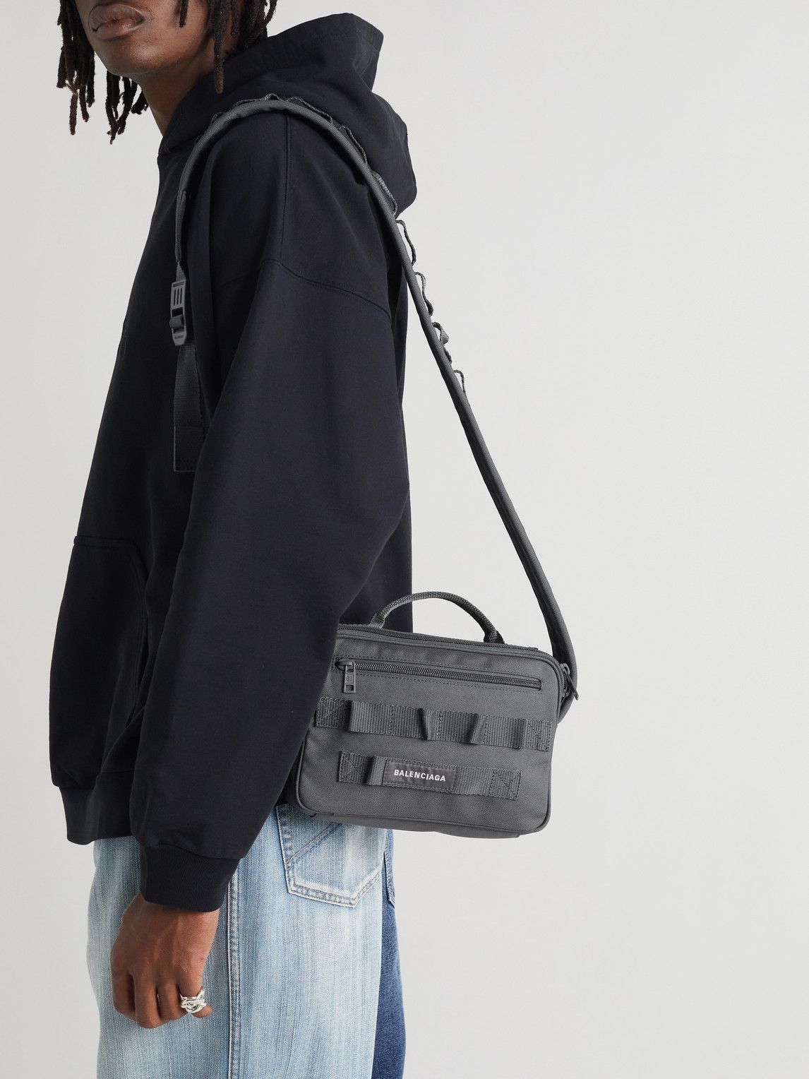Balenciaga - Army Style Recycled Nylon Crossbody Messenger Bag Balenciaga