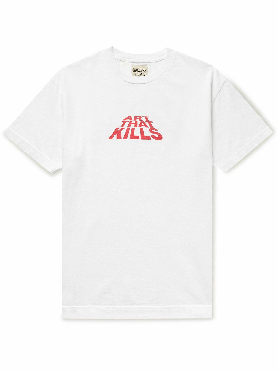 Gallery Dept. - ATK Printed Cotton-Jersey T-Shirt - White Gallery Dept.