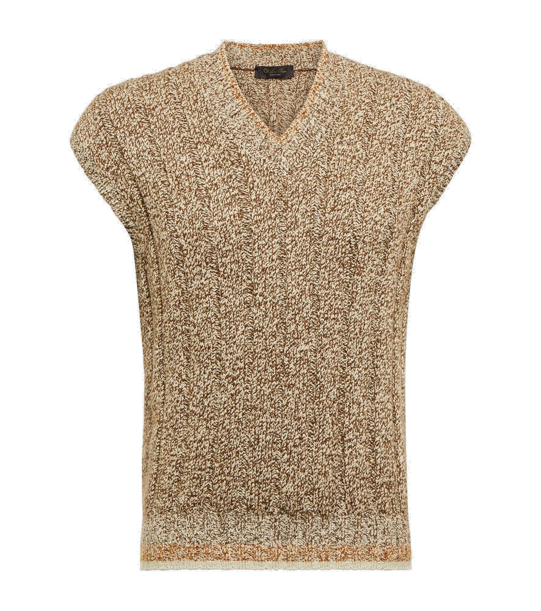 Loro Piana - Cotton and cashmere sweater vest Loro Piana