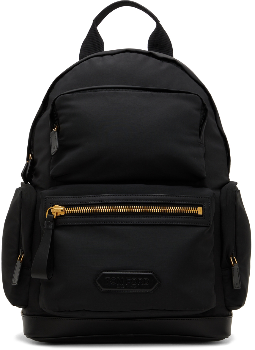 TOM FORD Black Multi-Compartment Backpack TOM FORD