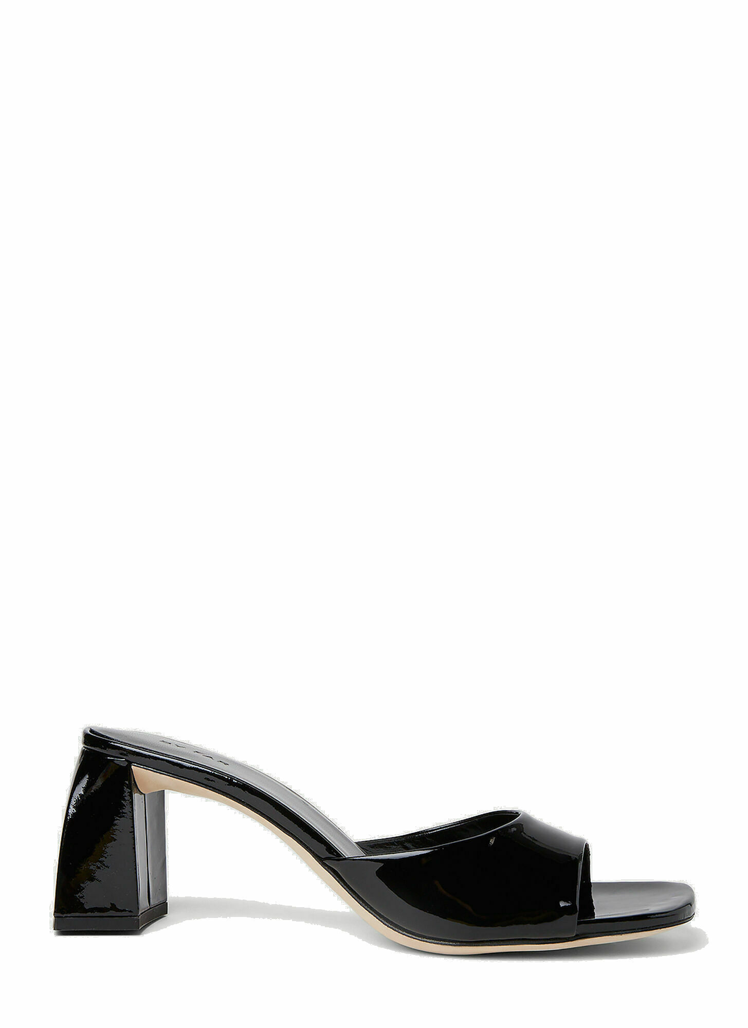 Romy Heel Sandals in Black By Far