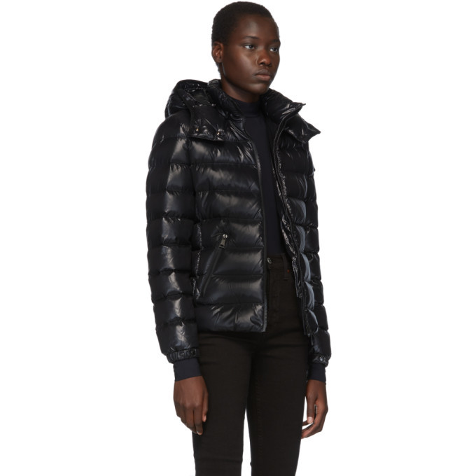 moncler black down bady jacket