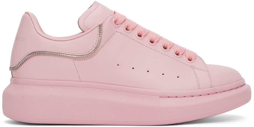 alexander mcqueen pink oversized sneakers