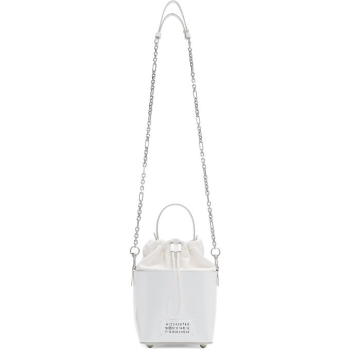 Maison Margiela White 5AC Bucket Bag Maison Margiela