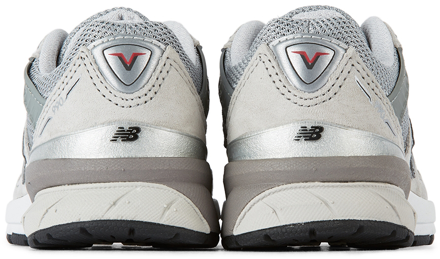 New Balance Kids Grey 990 v5 Sneakers