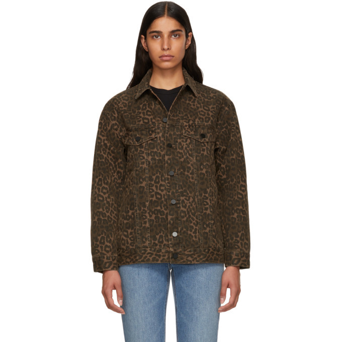 alexander wang leopard jacket