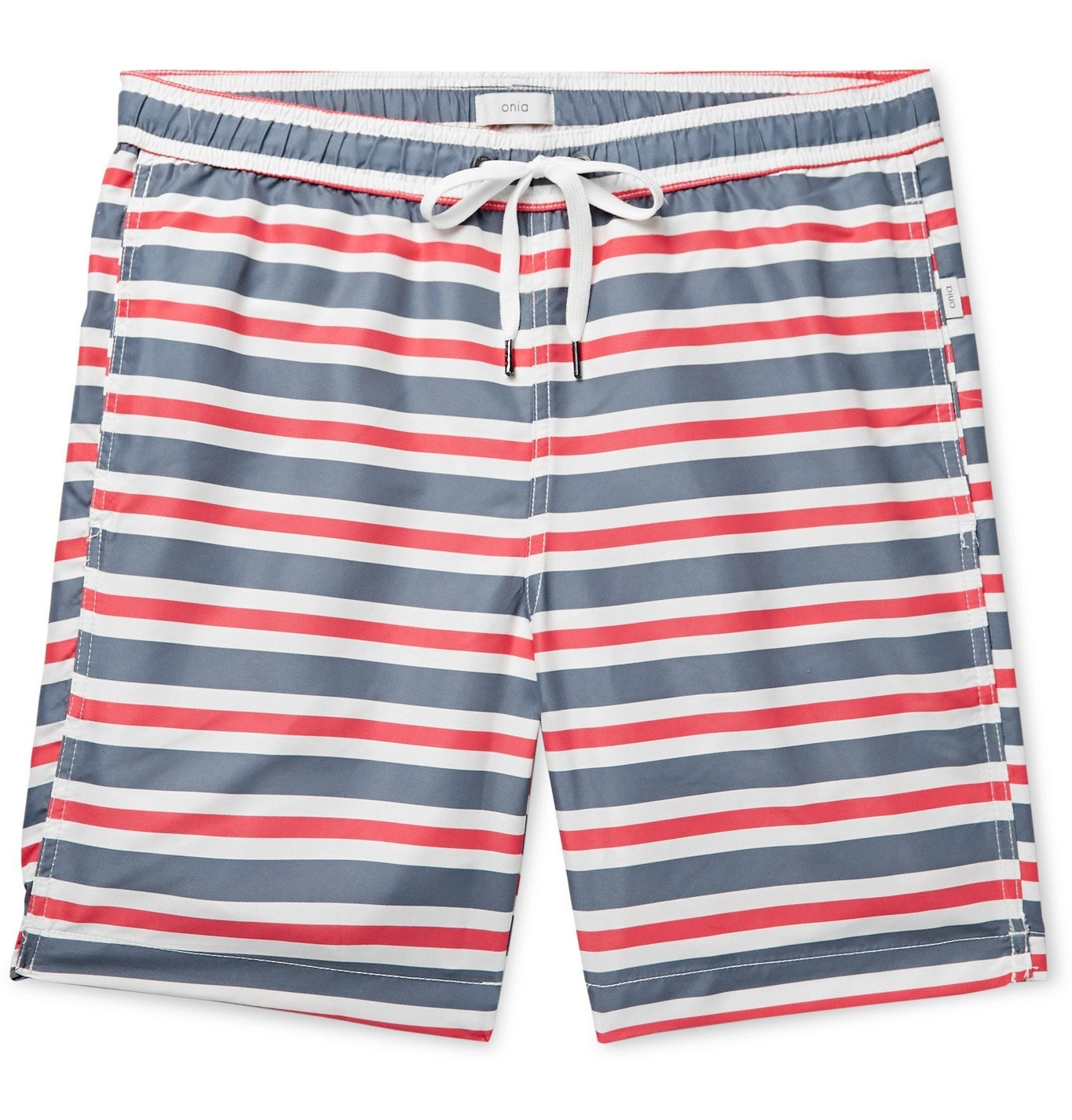 Onia - Charles Striped Swim Shorts - Blue Onia