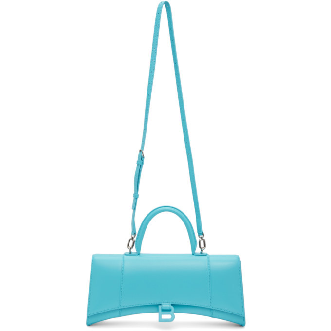 balenciaga hourglass bolsa blue