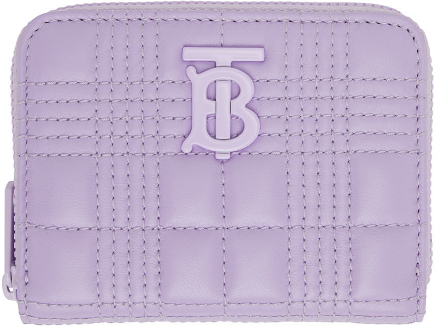 Photo: Burberry Purple Lola Zip Wallet