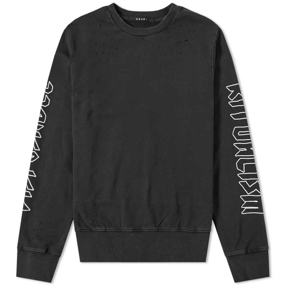 Ksubi Disposable Decon Crew Sweat Black Ksubi