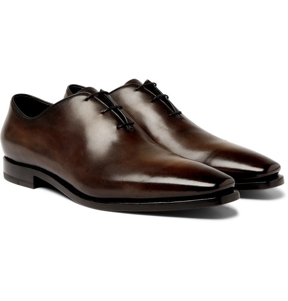 Berluti - Alessandro Eclair Whole-Cut Leather Oxford Shoes - Men