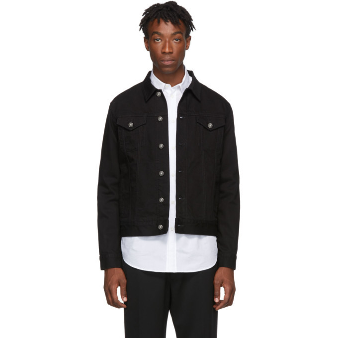 Givenchy Black Denim Signature Logo Jacket Givenchy