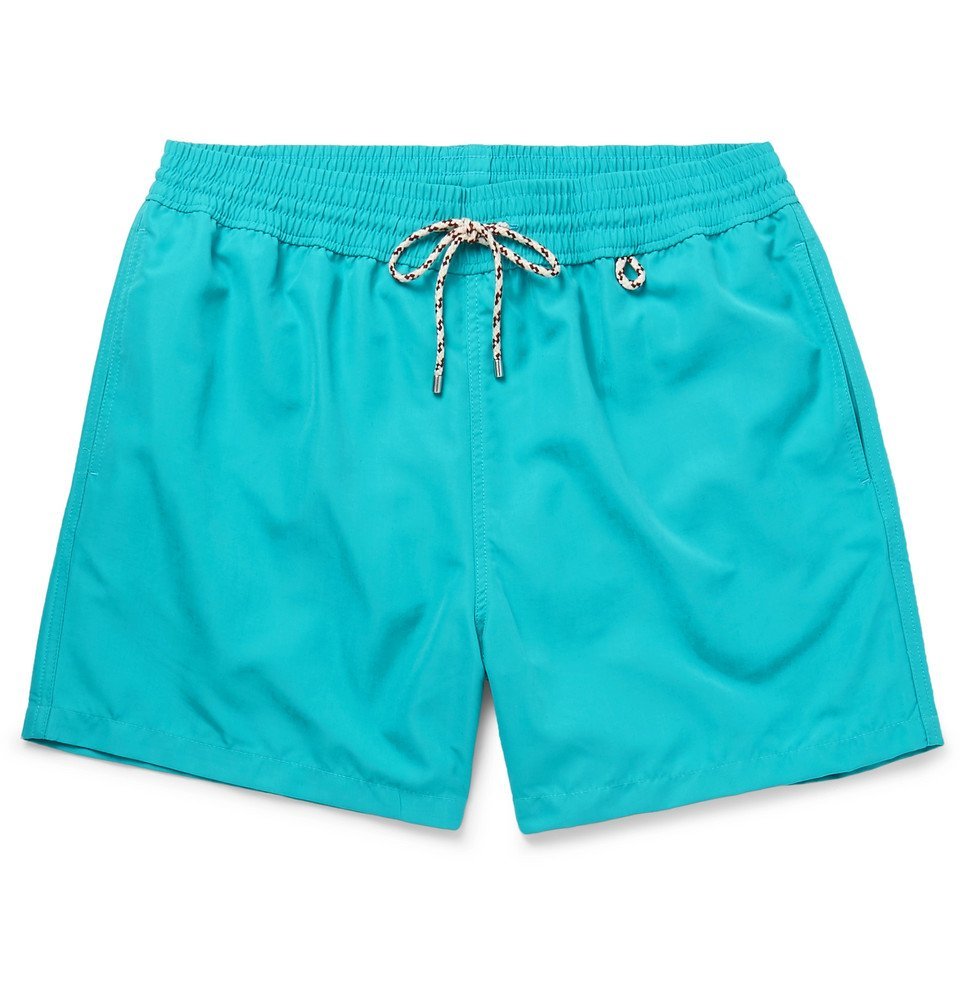 Loro Piana - Mid-Length Swim Shorts - Turquoise Loro Piana
