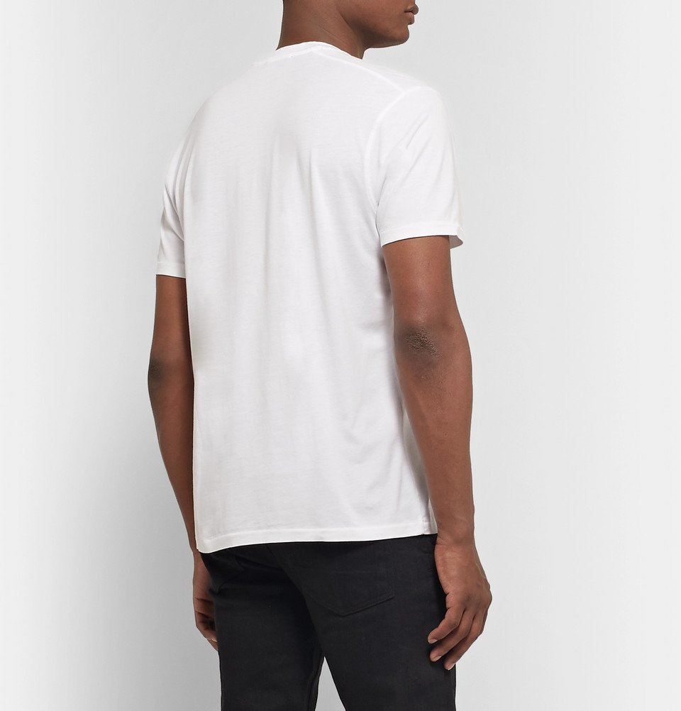 TOM FORD - Lyocell and Cotton-Blend Jersey T-Shirt - White TOM FORD