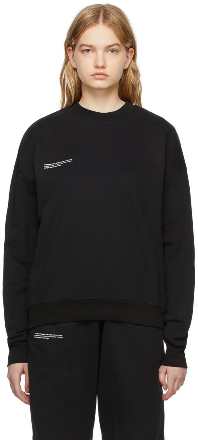 PANGAIA Black 365 Sweatshirt Pangaia