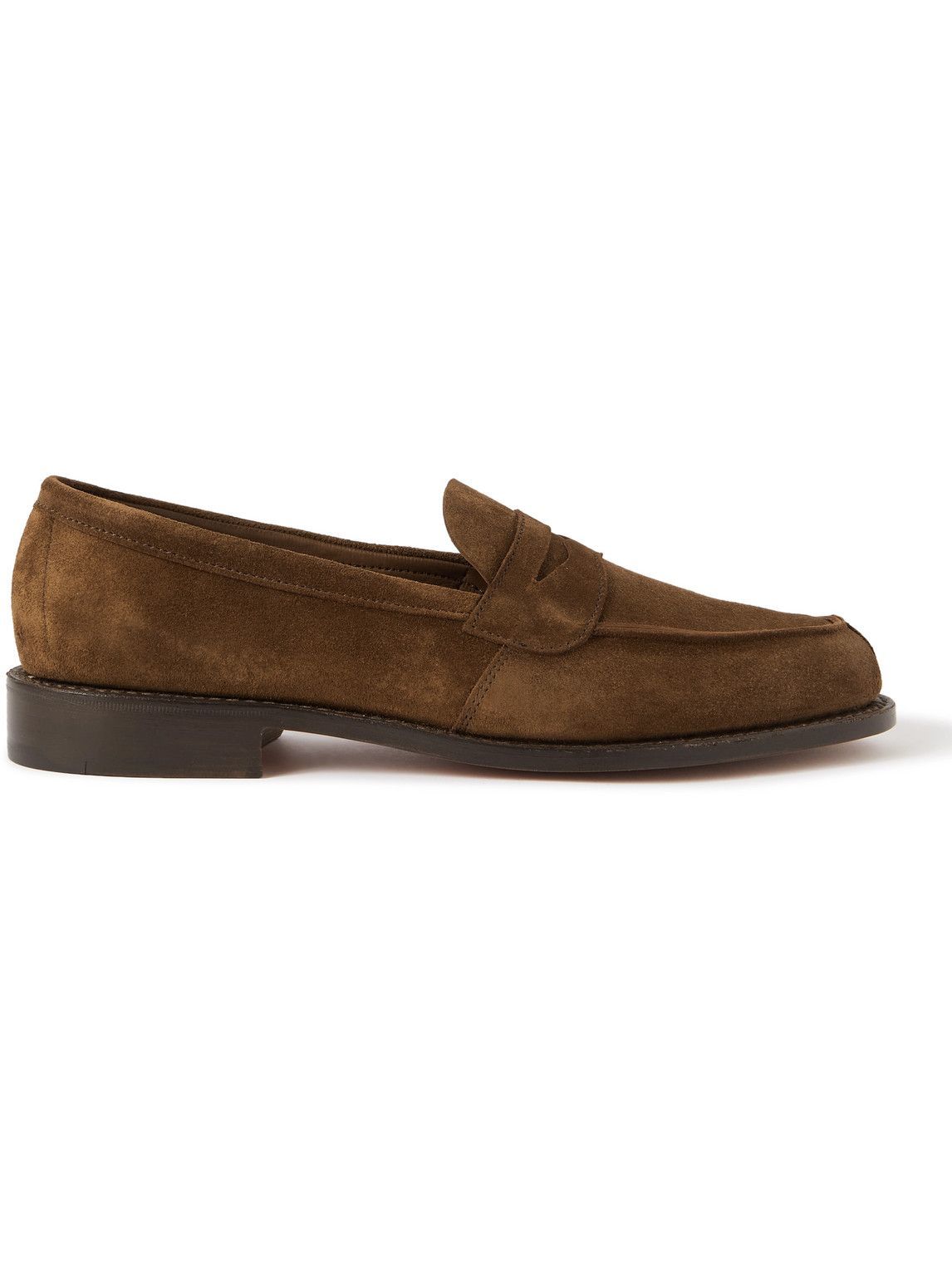 Tricker's - Maine Suede Penny Loafers - Brown Tricker's