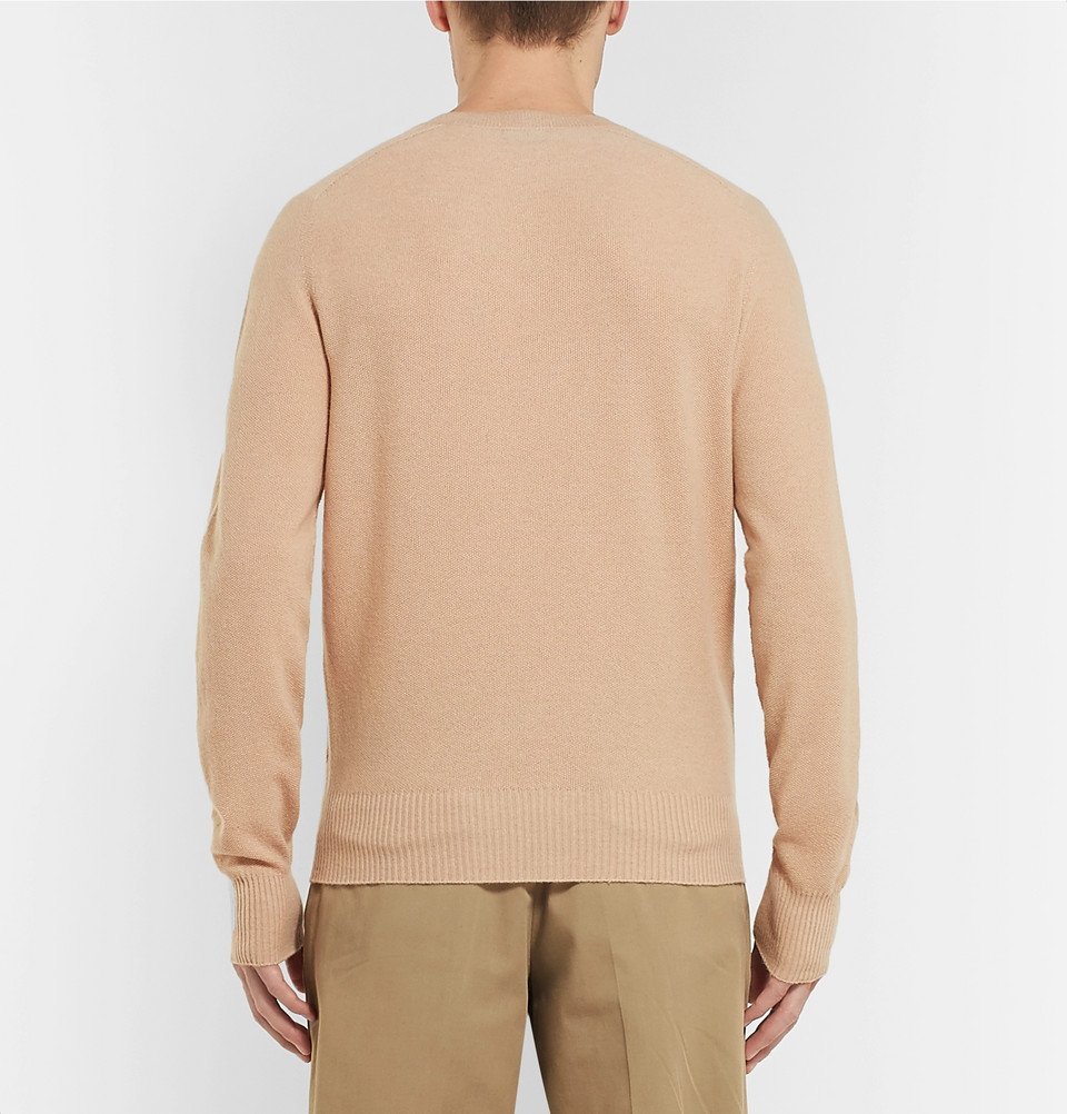 TOM FORD - Waffle-Knit Cashmere Sweater - Men - Neutral TOM FORD