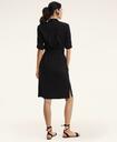 Brooks Brothers Women's Stretch Linen Belted Dress | Black