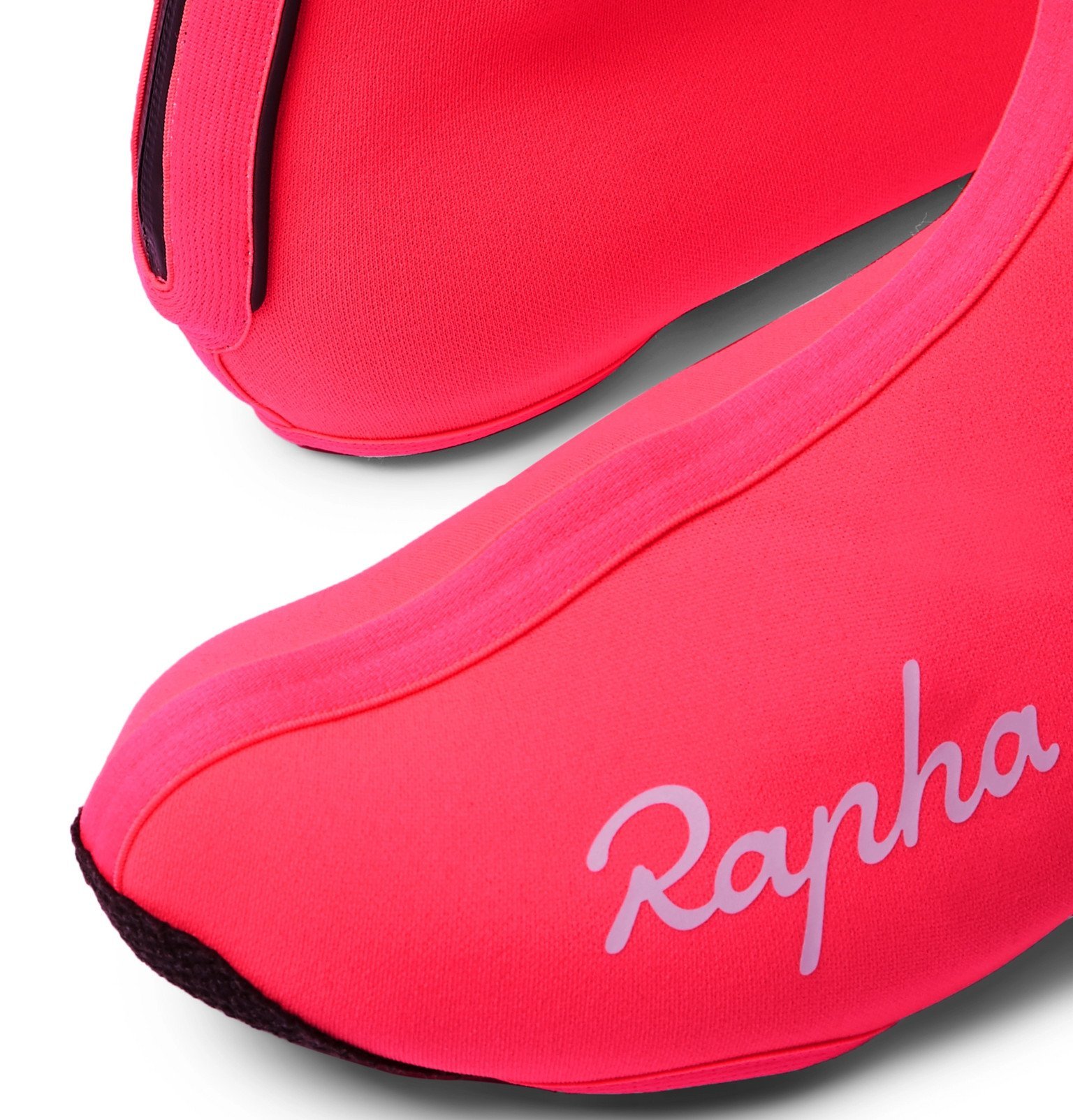 pink cycling overshoes