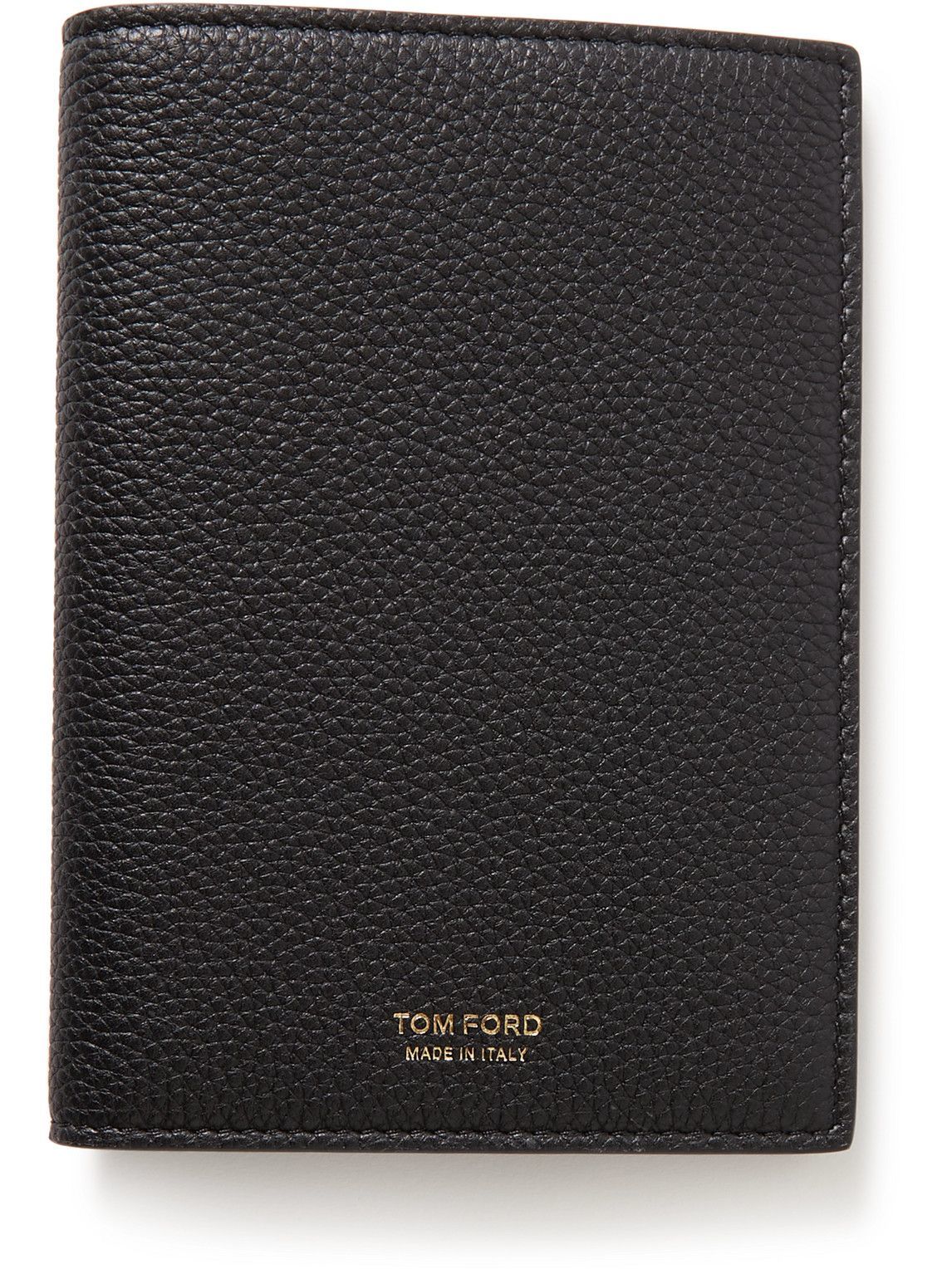 TOM FORD - Full-Grain Leather Passport Holder TOM FORD