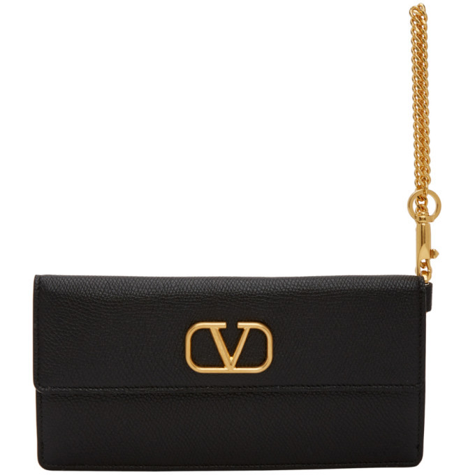 valentino black pouch