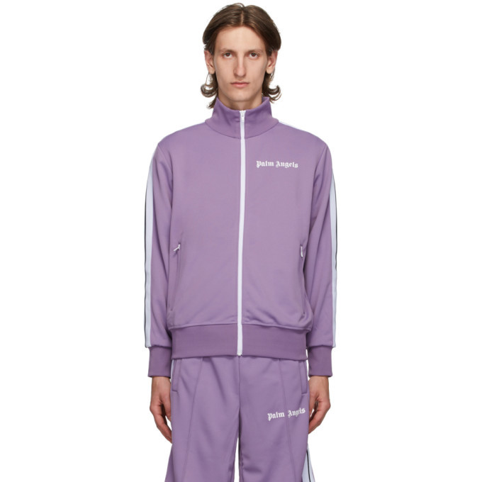 Palm Angels Purple Classic Track Jacket 
