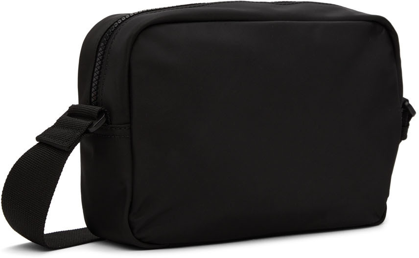 Hugo Black Cyber-Bug Logo Messenger Bag Hugo Boss