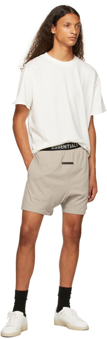 Essentials Tan Lounge Shorts Essentials