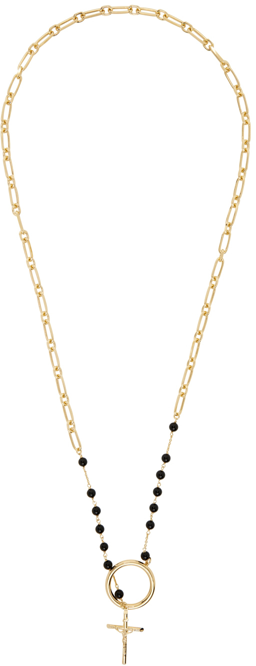 Dolce & Gabbana Gold Rosary Necklace Dolce & Gabbana