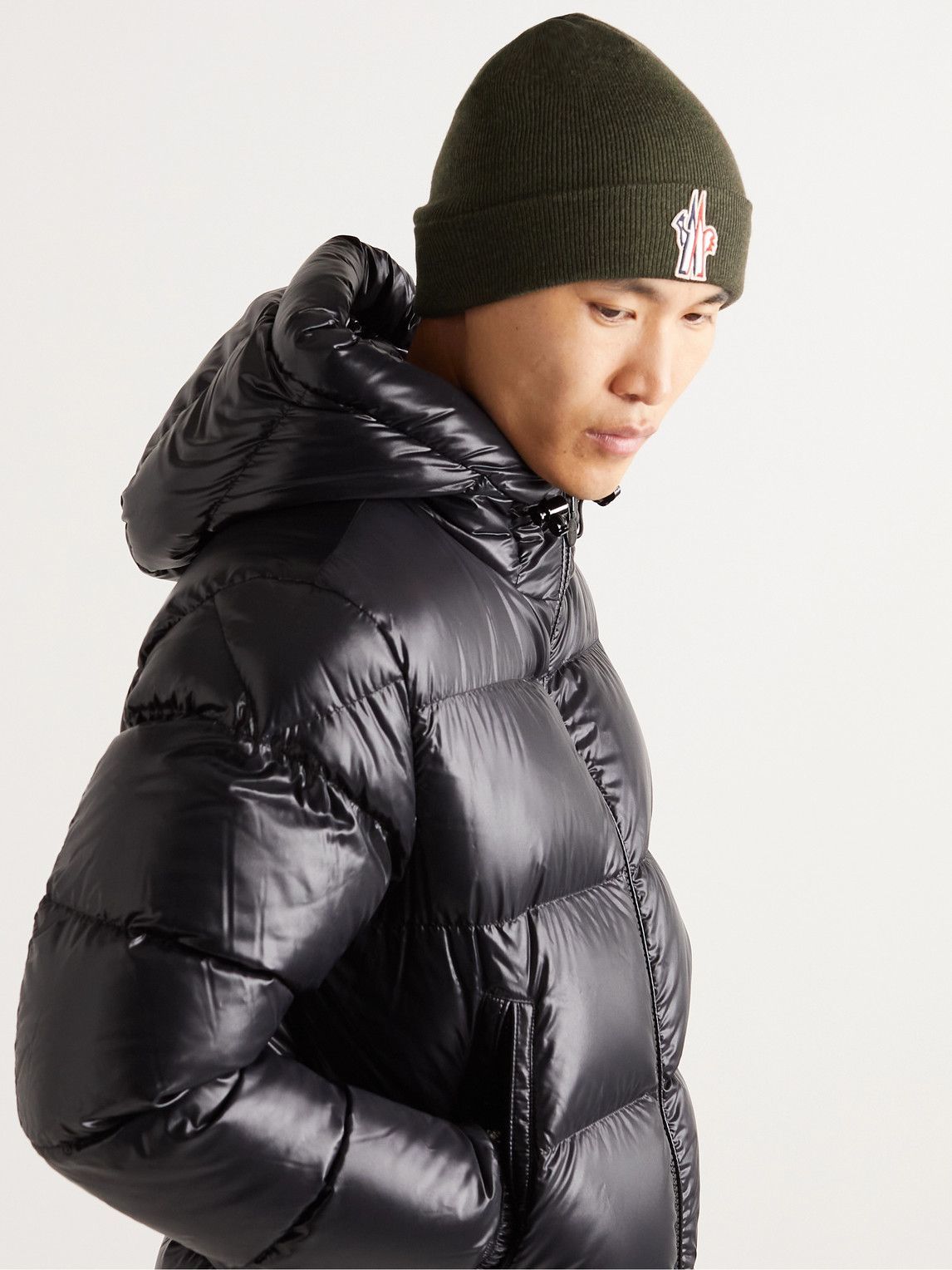Ribbed Virgin Wool Beanie Moncler Grenoble