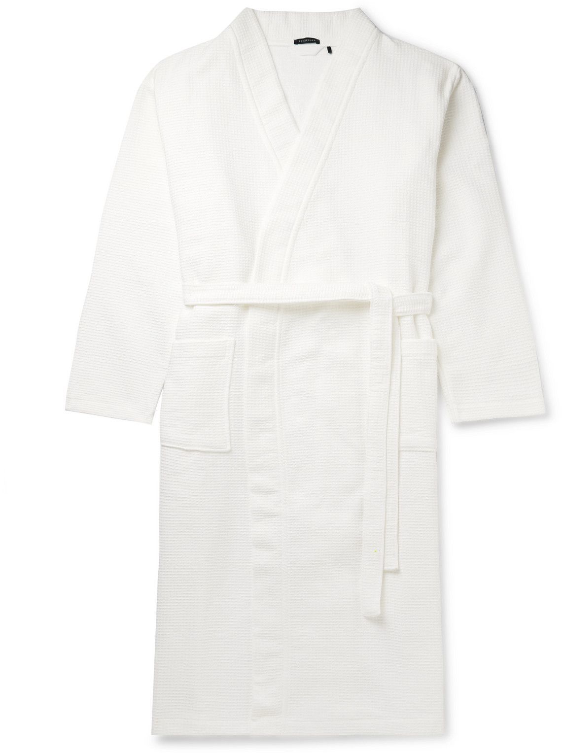 Schiesser - Waffle-Knit Cotton Robe - White Schiesser