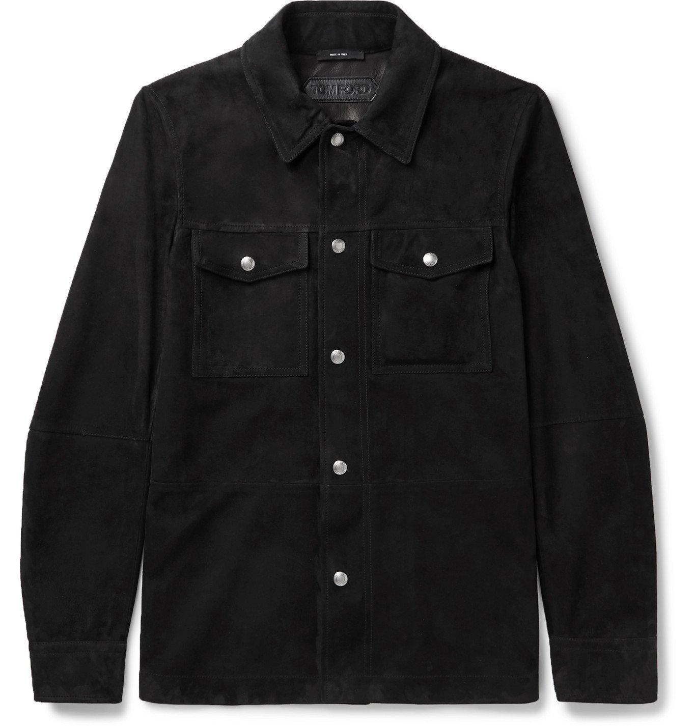 TOM FORD - Suede Shirt Jacket - Black TOM FORD