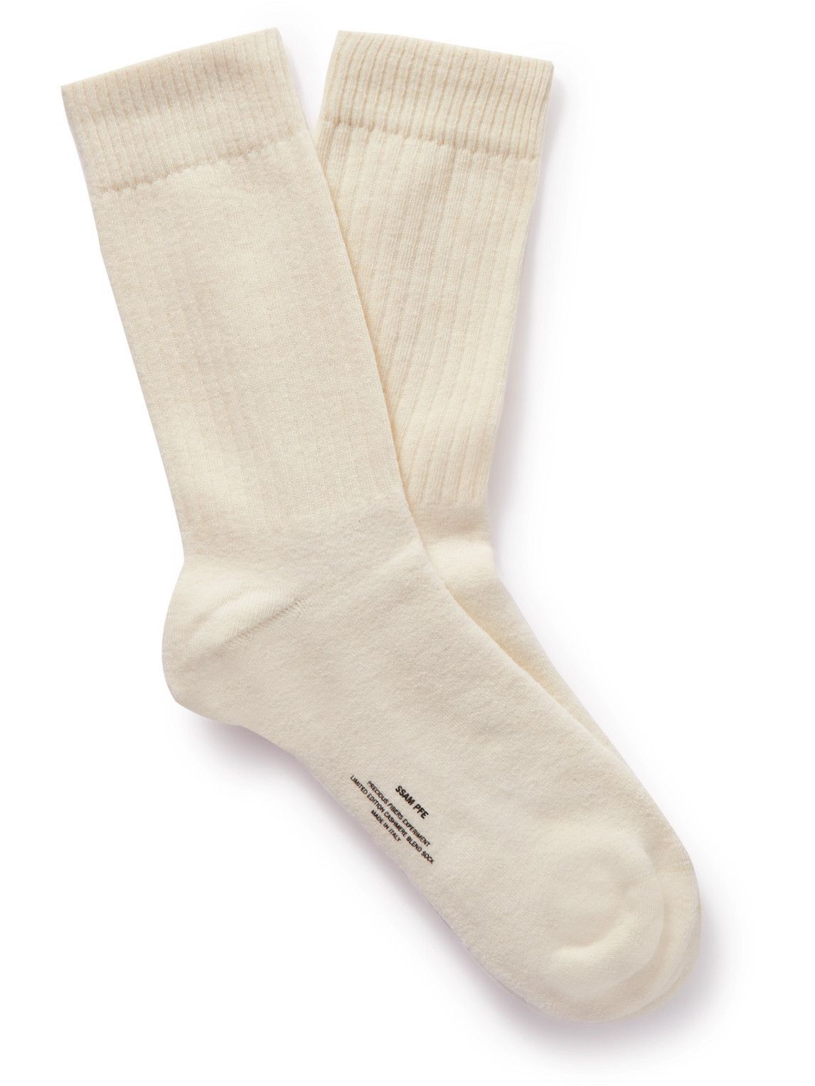 SSAM - Cory Ribbed Cotton-Blend Socks SSAM