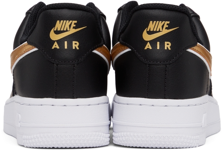 black and gold af1