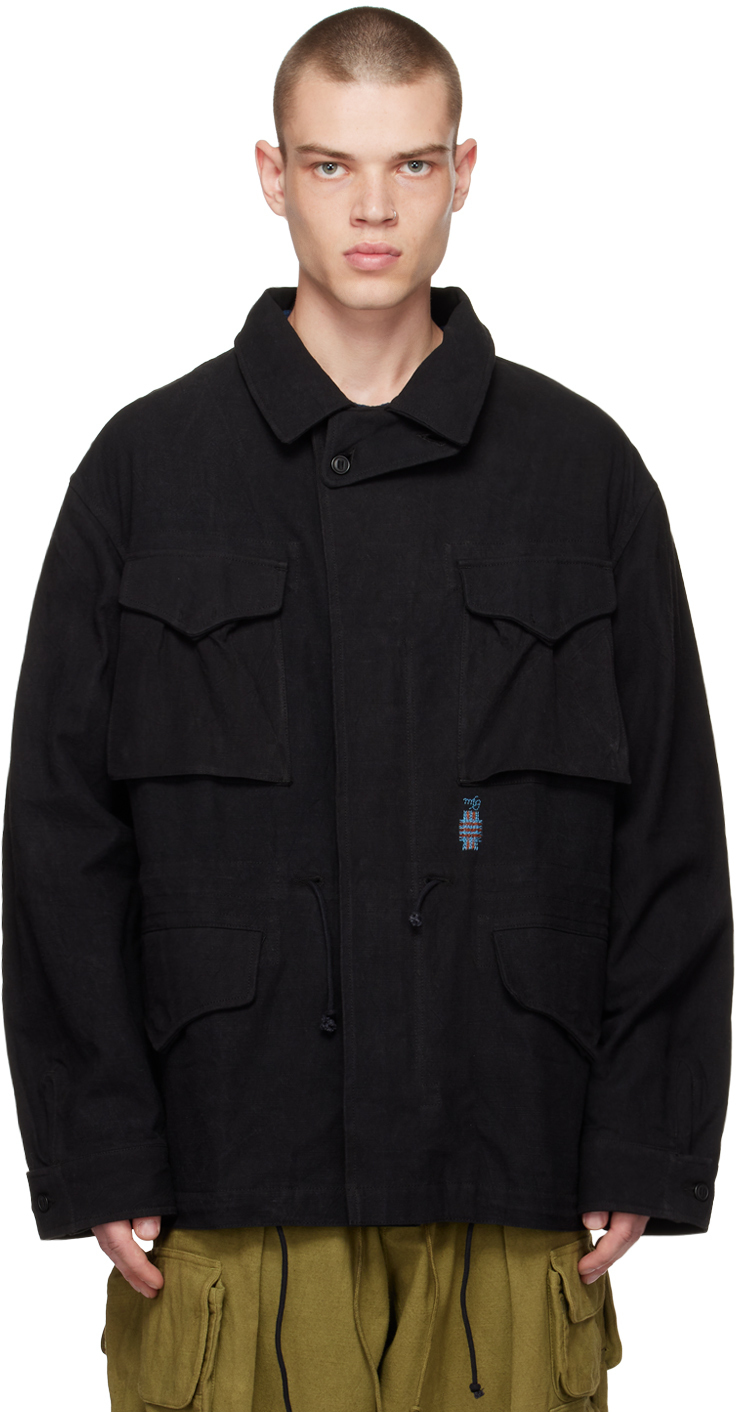 Story mfg. Black Peace Jacket Story Mfg.