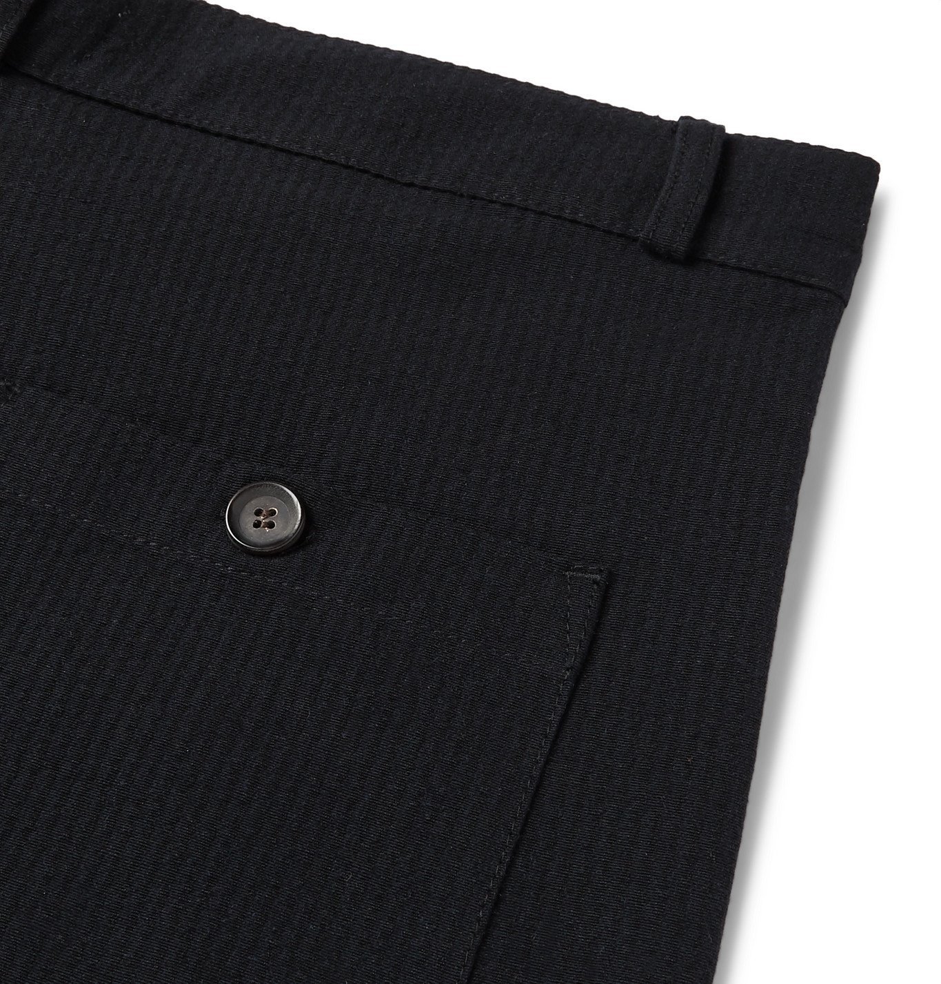 Oliver Spencer - Judo Tapered Organic Cotton-Twill Trousers - Blue