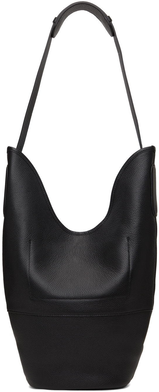 Kenzo Black Leather Onda Bucket Bag Kenzo