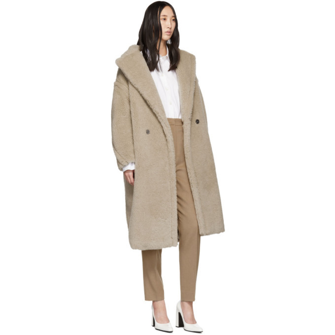 Max Mara Beige Teddy Coat Max Mara