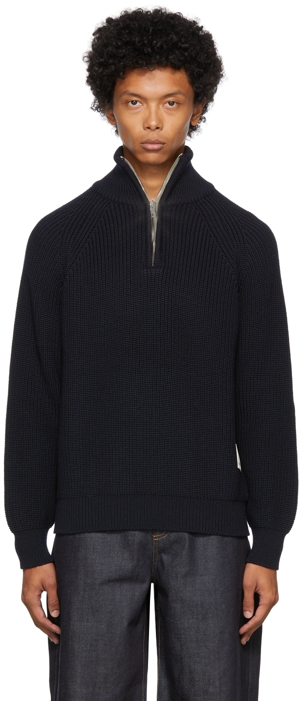 Sunnei Navy Knit Turtleneck Sunnei