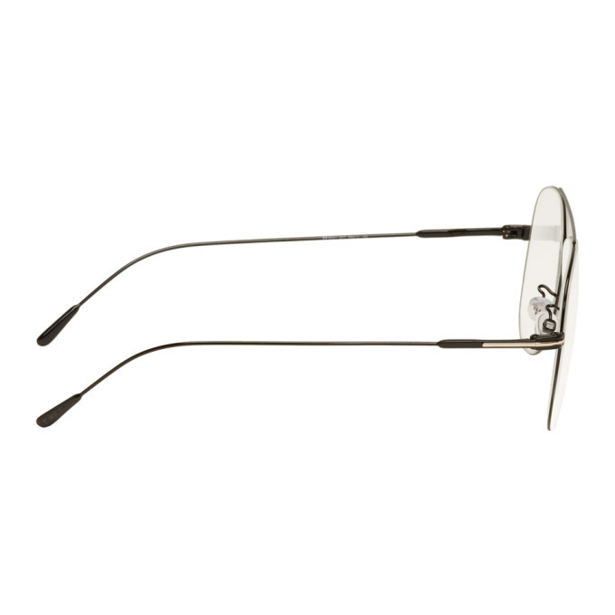 Tom Ford Black Criss-Cross Aviator Glasses TOM FORD